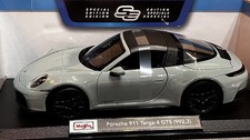 Maisto 1:18 DieCast Special Edition Porsche 911 Targa 4 GTS (992.2) Amazing Grey