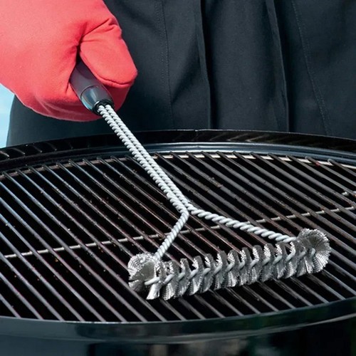 Bbq grill brush stainless - grill,