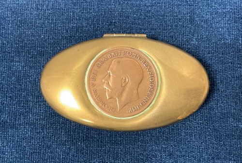 Welsh brass snuff - snuff, box
