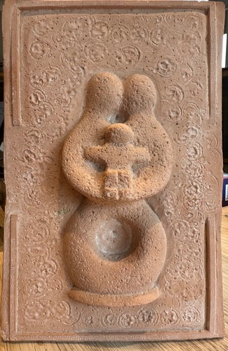 Terracotta relief wall plaque - relief,