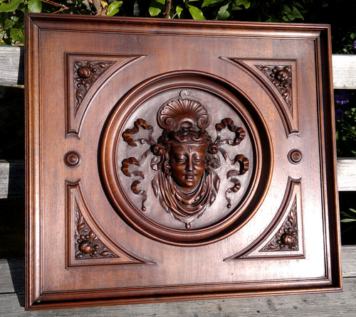 19thc antique french carved - french,