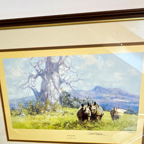 David shepherd rhino reverie - rhino,