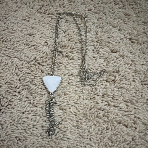 Silver tone metal - metal, chain