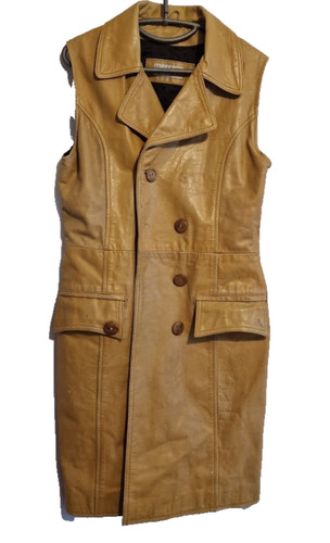 Outer edge real leather - edge, long