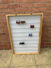 Collector’s Display Cabinet Shelves For Model Toy Cars Back Lit Light Box