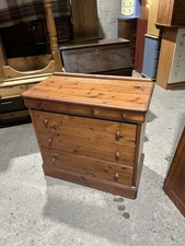 Lovely Pine Chest of Four Drawers Made By Ducal Great Condition Solid Pine
