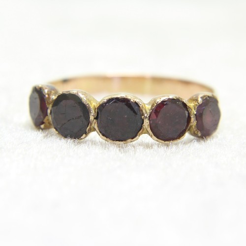 9ct gold georgian flat - gold,