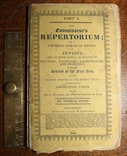 1825 Connoiseur's Repertorium Part I Thomas DODD Manchester Tables of Cyphers
