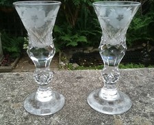 PAIR OF ANTIQUE JACOBITE CUT