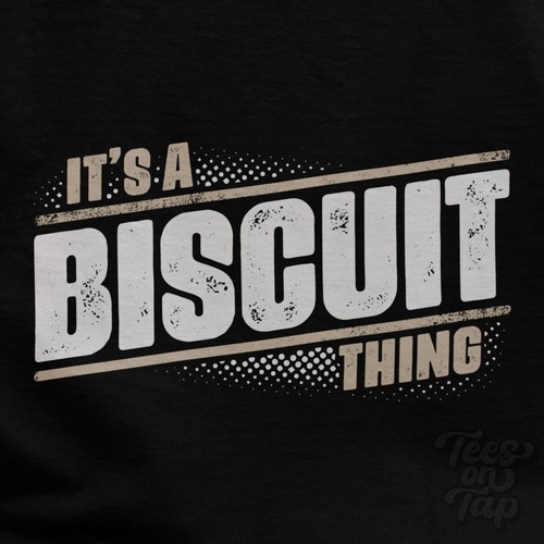 Biscuit thing t shirt - a,