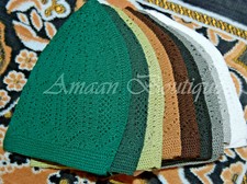3 Pack Mens Boys Topi Skull Cap Muslim Prayer Islamic Mosque Hat Kufi Head 🕌
