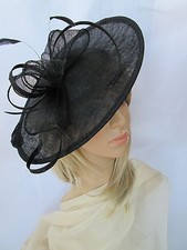 Black Feather Fascinator ..on