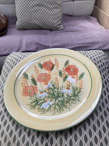 Tain pottery poppy design - tain,