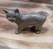 Brass Cat Figure