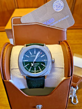 JeanRichard Terrascope, 45mm. Green dial 2016 Box and original certificate