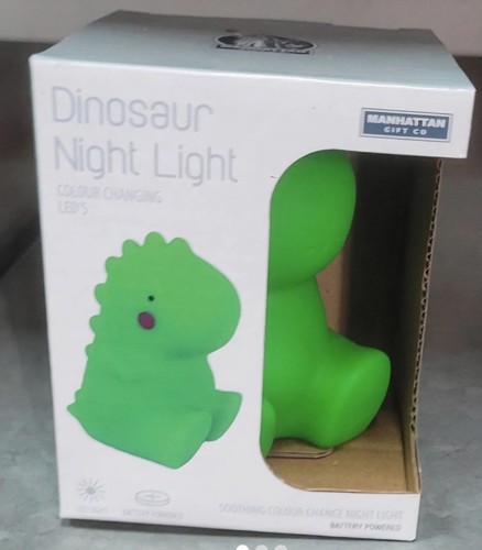 Dinosaur night light - light, colour