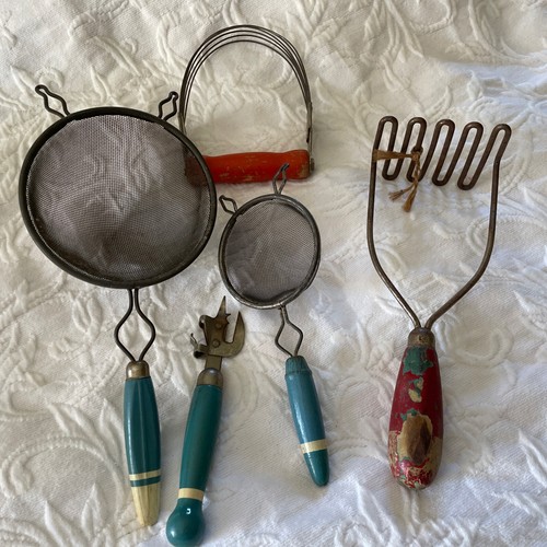 Vintage kitchen utensils wood - utensils,