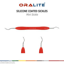 MINI SICKLE SILICONE COATED SICKLE SCALER DENTAL HAND INSTRUMENT PERIODONTIC CE