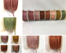 3mm Furniture Colours Platted Braid Cord Rope Piping Crafting Trim By the Metre