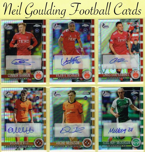Topps chrome spfl scottish - spfl,