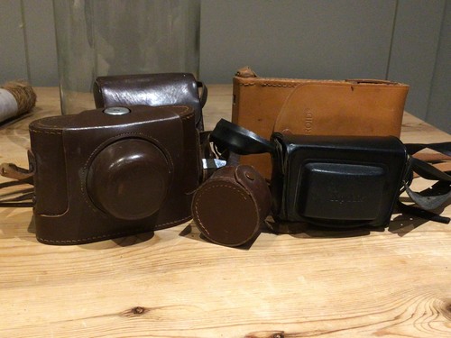 Vintage cameras polaroid - vintage,