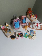 Dolls house 1/12th scale collection of various childrens toys 