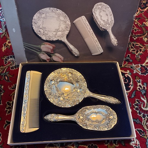 Silver plated dressing table