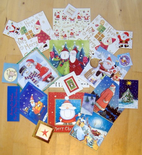 Christmas card toppers - 10,