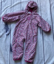JoJo Maman Bebe Splish Splash 18-24 Months Snowsuit Floral Waterproof