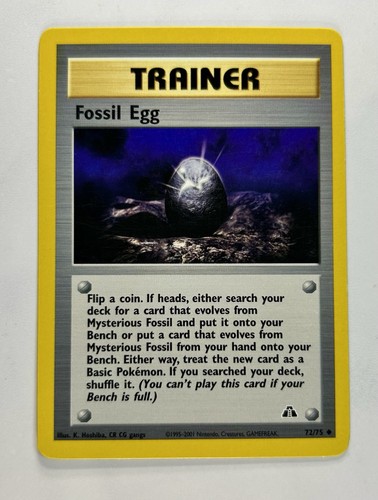Fossil egg 2001 pokemon - fossil,