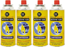 4 BUTANE GAS BOTTLES CANISTER