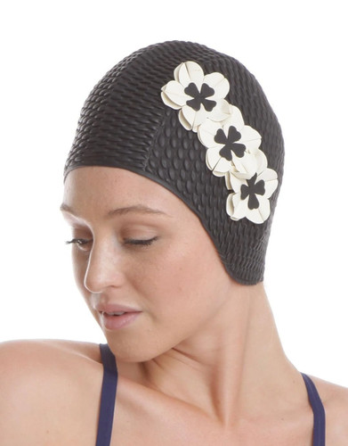 Fashy flower bubble swim cap - fashy,
