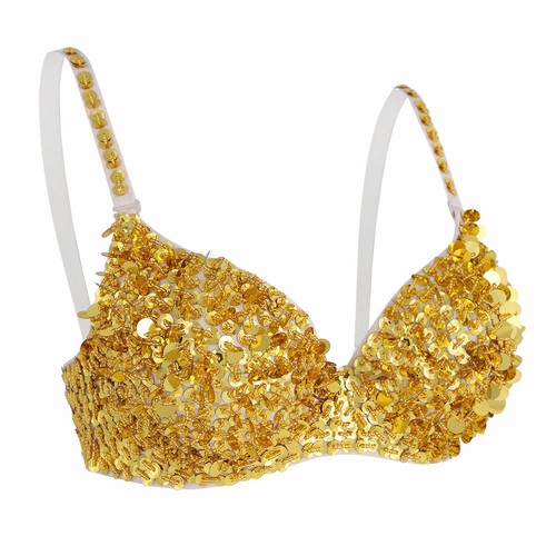 Women sparkle sequins - sparkle, belly