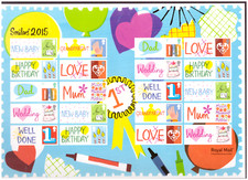 GB 2015 Generic Smilers Sheet 2015 LS93 Royal mail 20 1ST CLASS STAMPS