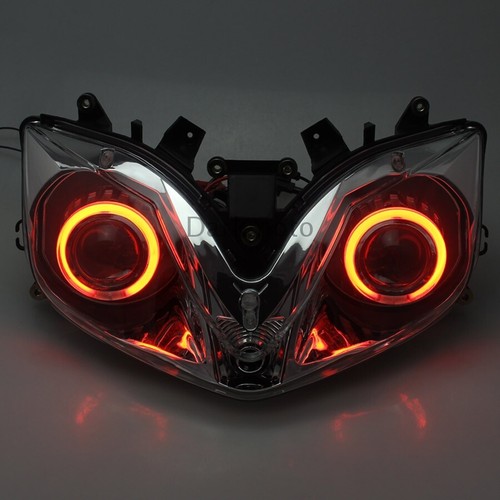 Motorcycle assembled headlight - assembled,