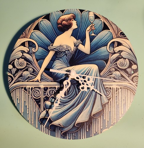 New 1920 art deco metal - art,