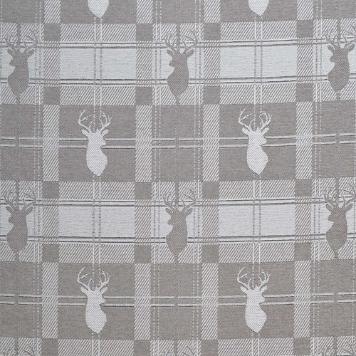 Tartan animal stag fabric - stag,