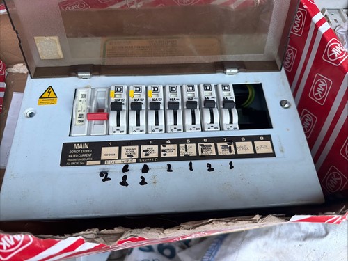 Square way consumer unit - 9,