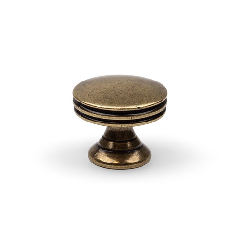 30mm antique brass - antique, round