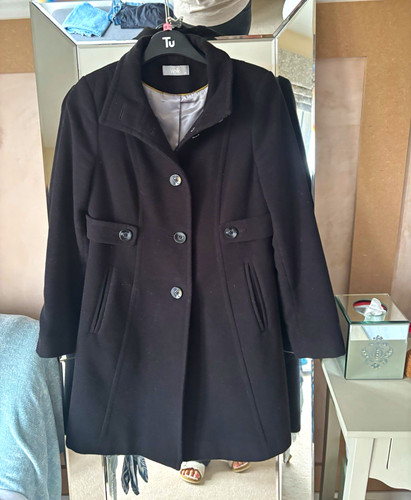 Wallis black mid - black, mid-length