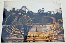 Vintage rollercoaster photo 1990s unknown location roller coaster photograph