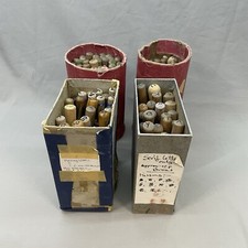 Antique 4 Sets Of Metal Stamps Steel Stamps Leather Ceramic Embossing Incomplete