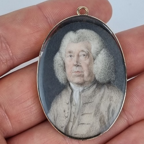 Antique 18th century portrait - 18th,