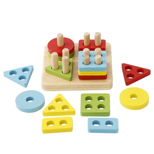 Montessori 1234 shape board - shape,