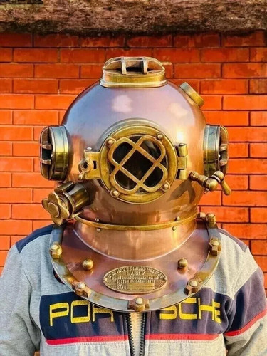 Antique diving divers - divers, helmet