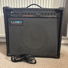 Laney Linebacker 65 Reverb Late 80's-early 90's Black Tolex guitar amplifier amp