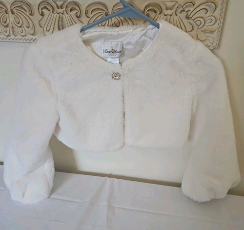 Girls faux fur - bolero, shrug