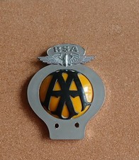Royal South Africa  Plastic  car badge. (RSA). 1972-77