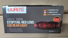 Durite 0-097-14 - Rear lamp 12/24V. Stop Tail Red Lens. LED Light.