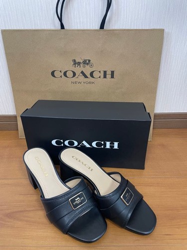 Coach black mule - black,
